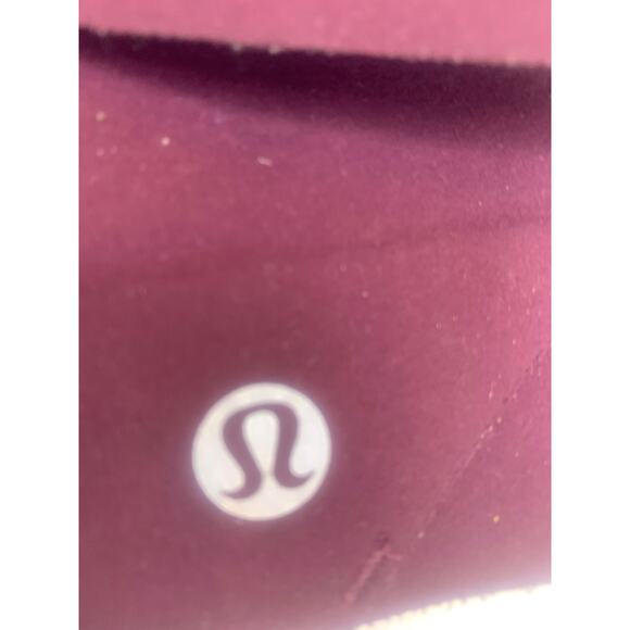 Lululemon Crossback Sports Bra Burgundy M Wireless Soft Support - Picture 3 of 7